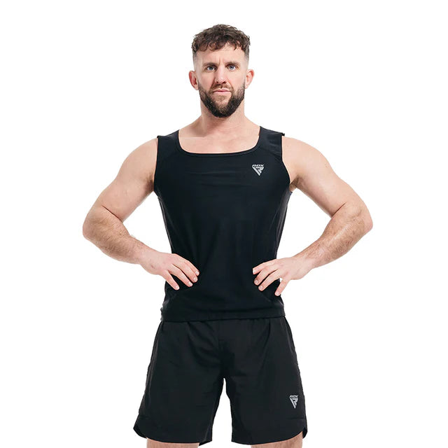 RDX T2 BLACK SHORT SLEEVE T-SHIRT HYPOALLERGENIC AND ABSORBENT
