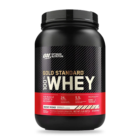 Proteína de suero en polvo 100 % Gold Standard de Optimum Nutrition
