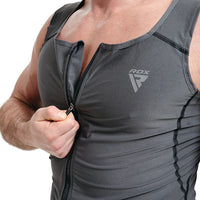 Thumbnail for RDX T2 BLACK SHORT SLEEVE T-SHIRT HYPOALLERGENIC AND ABSORBENT