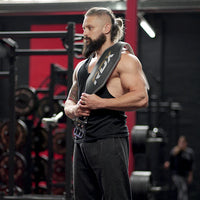 Thumbnail for Cinturón de gimnasio de cuero RDX de 6 pulgadas