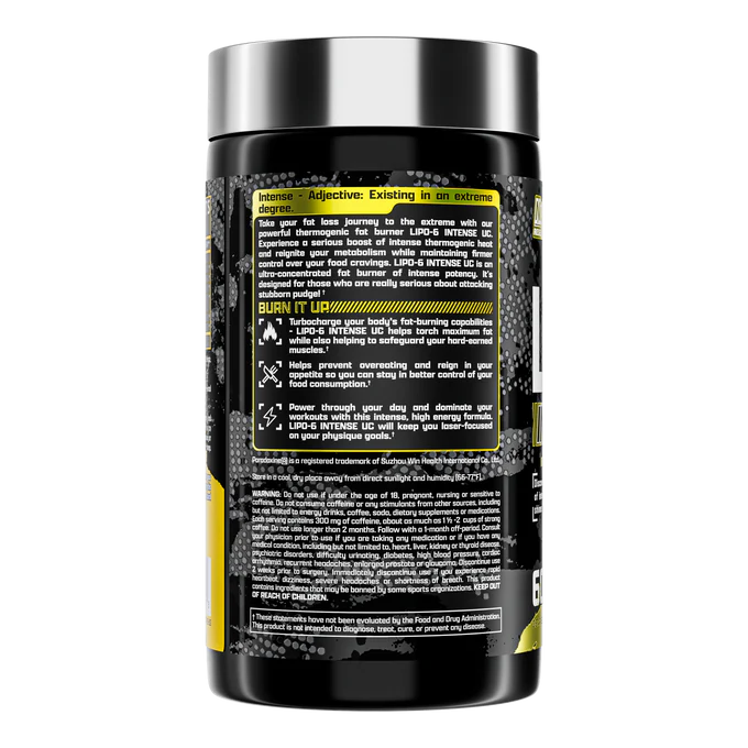LIPO-6 BLACK INTENSE 60 caps (Nutrex)