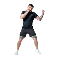 Thumbnail for RDX T2 BLACK SHORT SLEEVE T-SHIRT HYPOALLERGENIC AND ABSORBENT