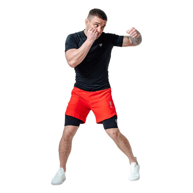 RDX T2 BLACK SHORT SLEEVE T-SHIRT HYPOALLERGENIC AND ABSORBENT