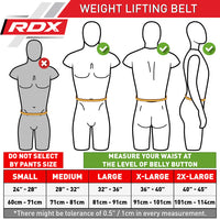 Thumbnail for Cinturón de gimnasio de cuero RDX de 6 pulgadas