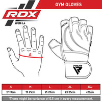 Thumbnail for RDX L4 Open Finger Weight Lifting Gym Gloves