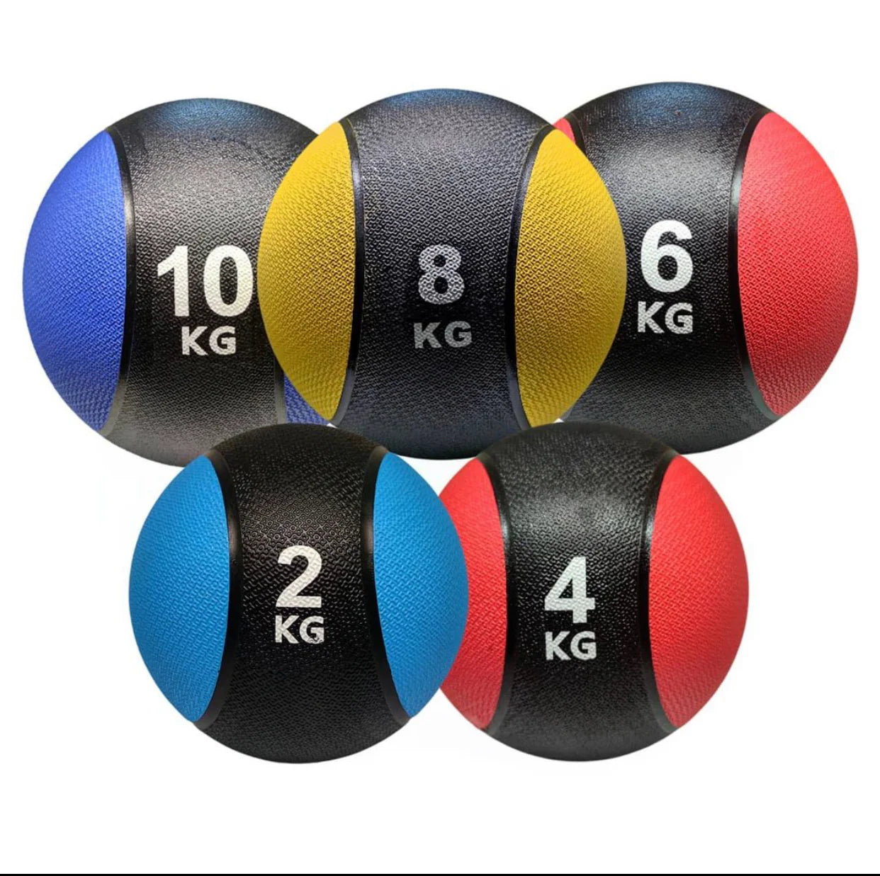 Balones medicinales set de 1 al 10 kg.