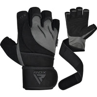 Thumbnail for RDX L4 Open Finger Weight Lifting Gym Gloves