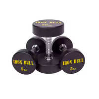 Thumbnail for Mancuernas IRONBULL amarillo engomadas 2.5 - 35 kgs