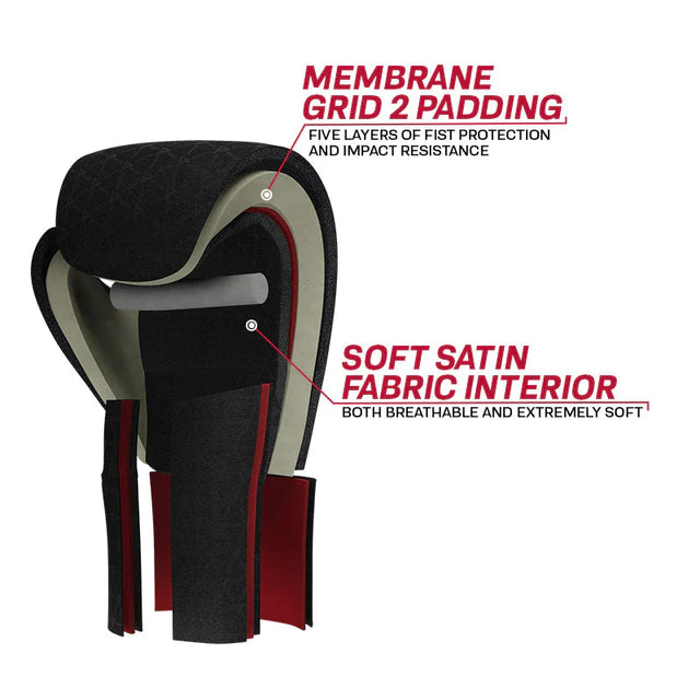 RDX F4 Guantes de Boxeo Sparring Hook & Bucle