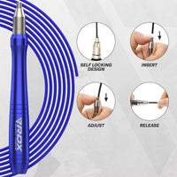Thumbnail for RDX W2 10.3 FT ADJUSTABLE JUMP ROPE WITH NON-SLIP ALUMINUM HANDLES