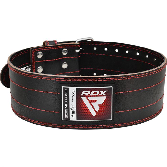 Cinturón de gimnasio de cuero para levantamiento de pesas RDX RD1 4