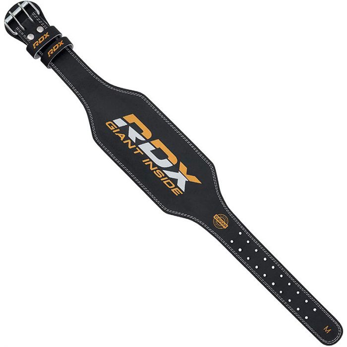 Cinturón de gimnasio de cuero RDX de 6 pulgadas