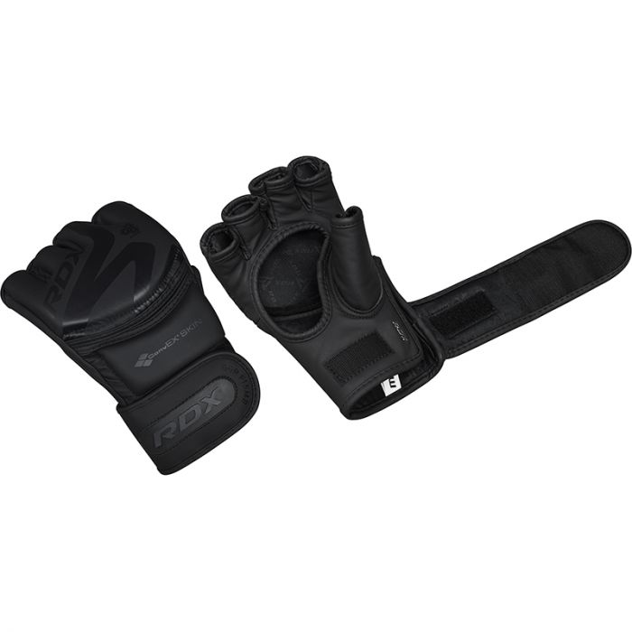 RDX F15 BLACK MMA TRAINING GLOVES