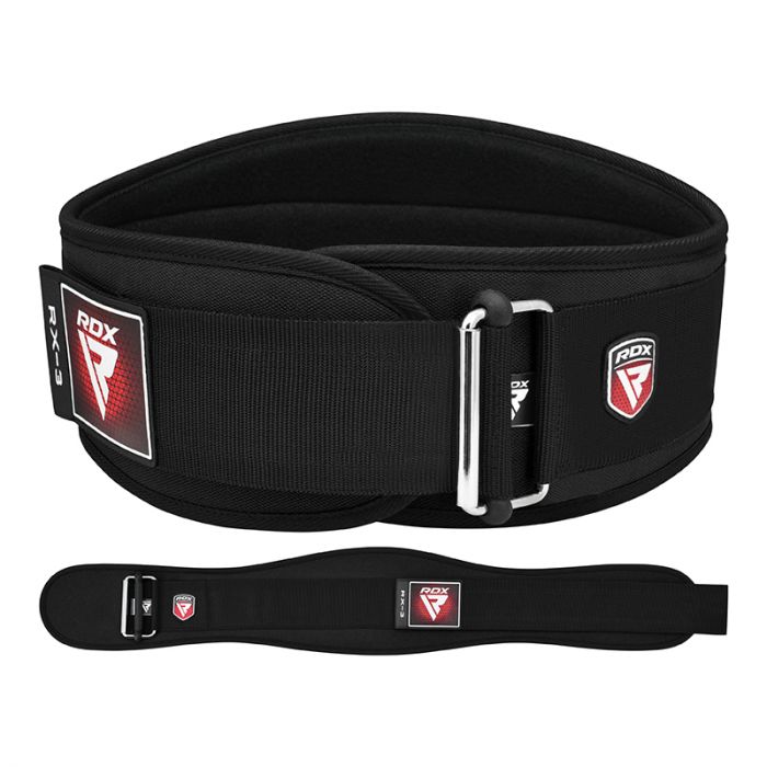 Cinturón de gimnasio de neopreno para levantamiento de pesas RDX X3 de 6.5 pulgadas