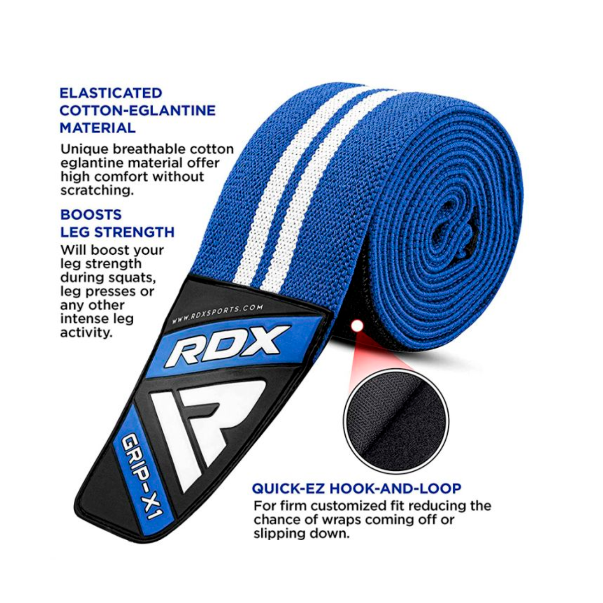 Rodilleras para levantamiento de pesas Plus RDX K4