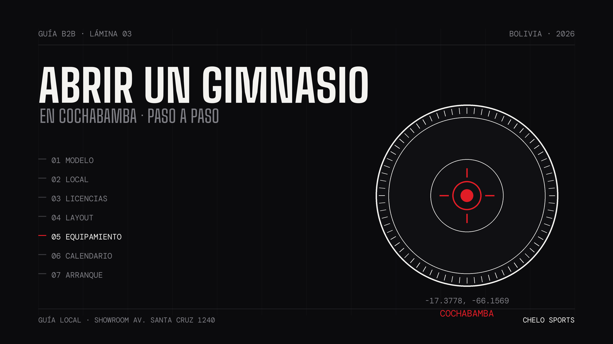 Cómo abrir un gimnasio en Cochabamba: guía paso a paso 2026