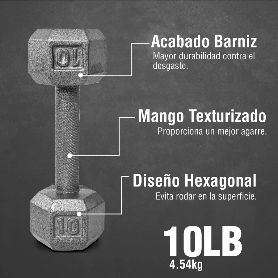 Mancuernas de hierro en Bolivia - set para entrenamiento de fuerza - Chelo Sports