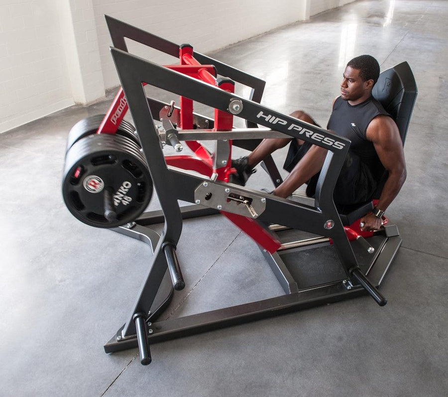 Hip Press Prensa de Cadera en Bolivia - vista lateral de plataforma - Chelo Sports