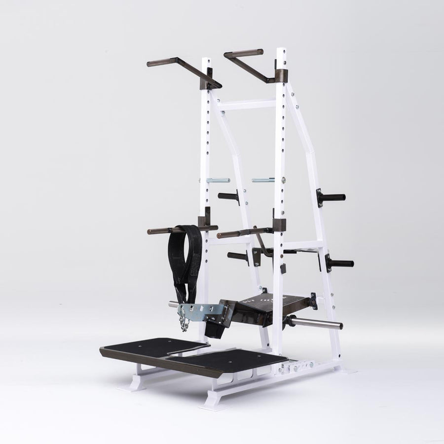 Rack Completo para Sentadillas Rogers en Bolivia - vista principal para fuerza - Chelo Sports