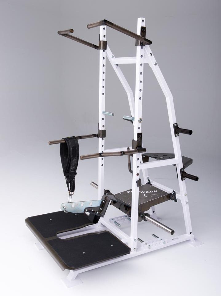Rack Completo Rogers en Bolivia - detalle de estructura para sentadillas - Chelo Sports