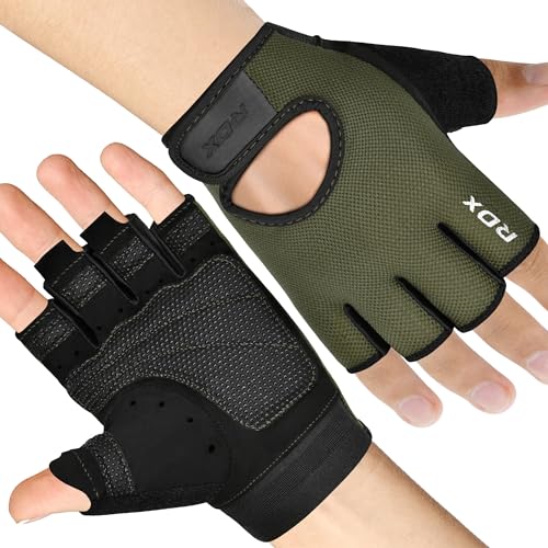 RDX L7 Leather Weight Lifting Gym Glove 