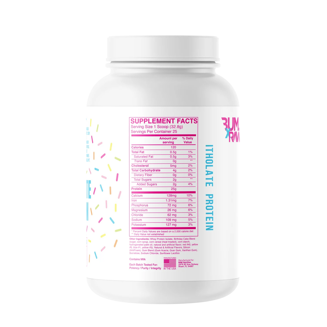CBUM Itholate Protein de RAW Nutrition 25 servicios