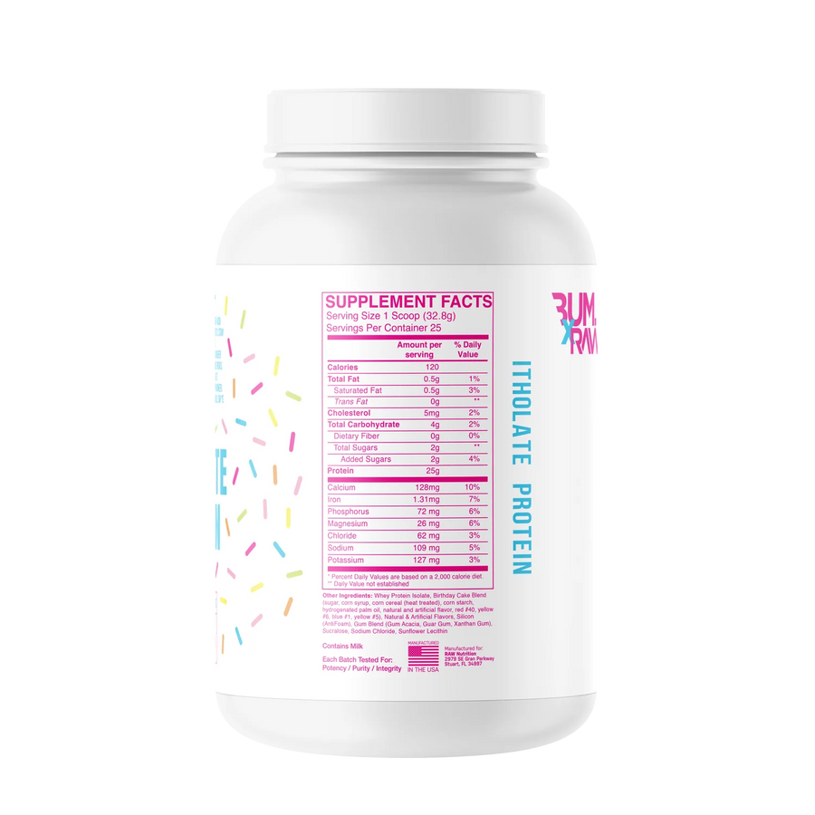 CBUM Itholate Protein de RAW Nutrition 25 servicios