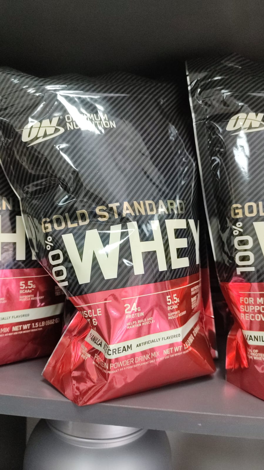 Proteína de suero en polvo 100 % Gold Standard de Optimum Nutrition