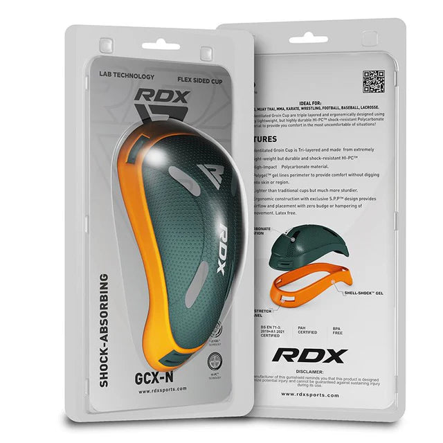 Protector de copa inguinal de poligel RDX CX