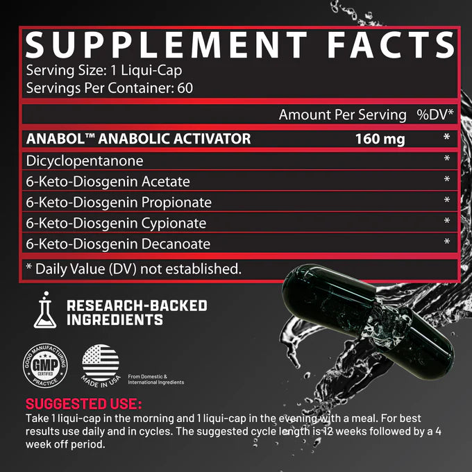 ABOL Anabolic Muscle Builder 60 caps 