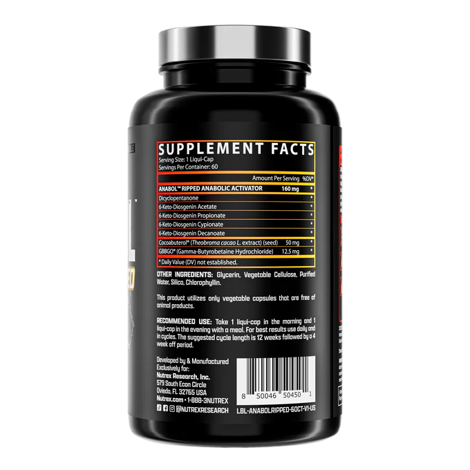 Abol Ripped - 60 Cápsulas (Nutrex)