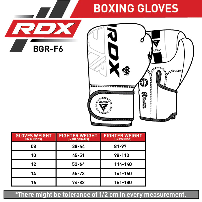 RDX F6 KARA BOXING GLOVES TRAINING 