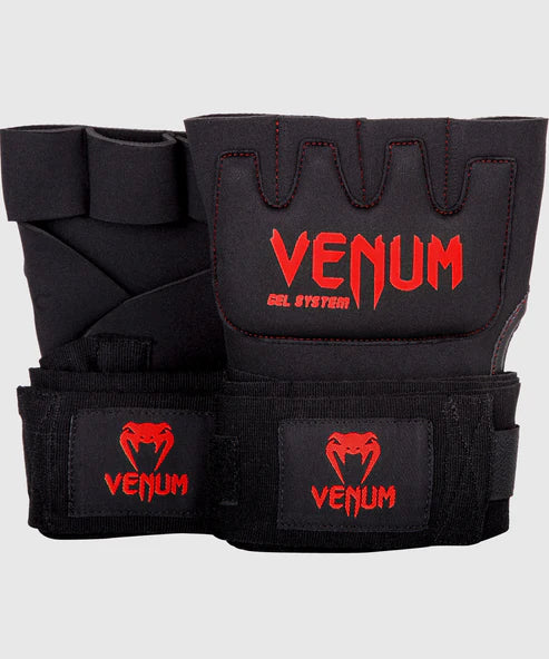 VENUM GLOVE KONTACT GEL BANDAGE BLACK/RED