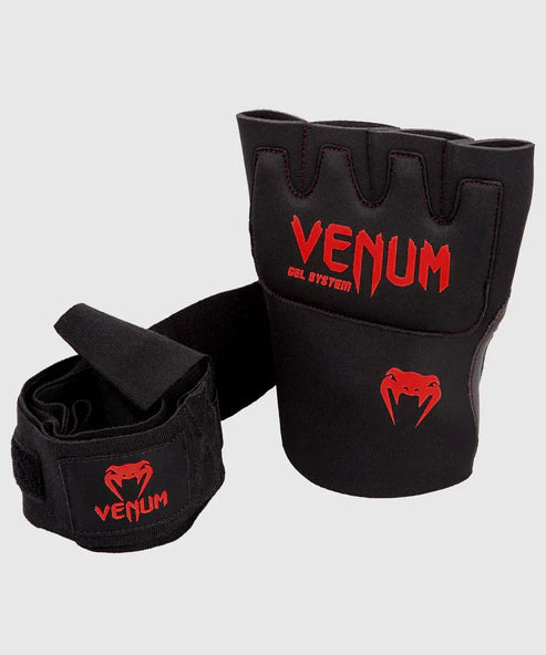 VENUM GLOVE KONTACT GEL BANDAGE BLACK/RED