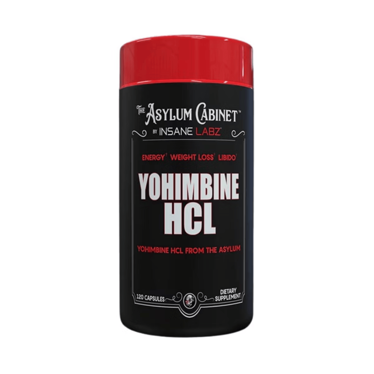 Yohimbine HCL 120 Cápsulas (Insane Labz)