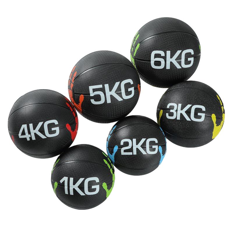 Balón medicinal con agarre en Bolivia - set 1 a 10 kg - Chelo Sports