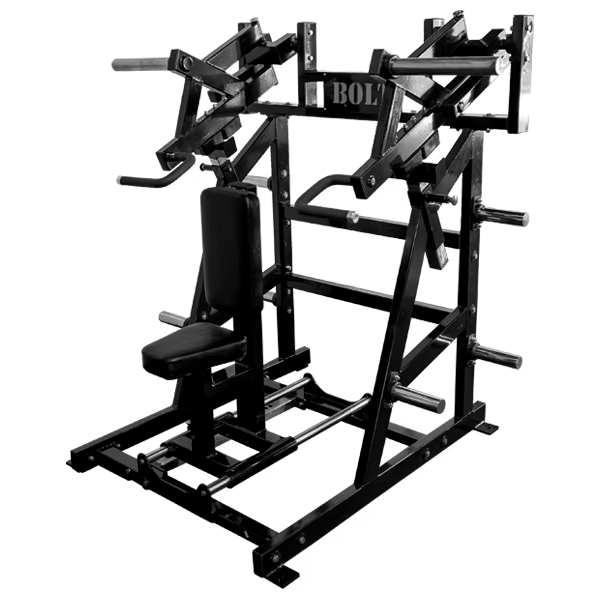 Hammer Shoulder Press en Bolivia - vista frontal - Chelo Sports