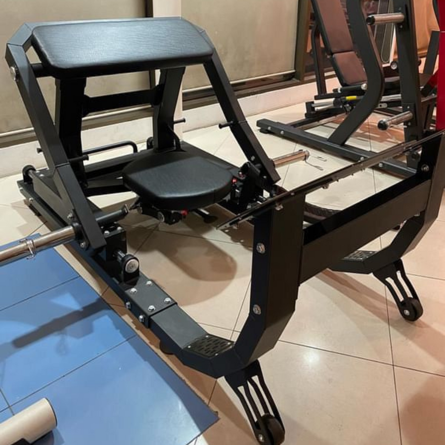 Máquina Hip Thrust Profesional en Bolivia - vista lateral de plataforma - Chelo Sports