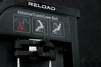 Thumbnail for Máquina Abdominal Crunch Dual HS en Bolivia - vista lateral para entrenamiento de core - Chelo Sports