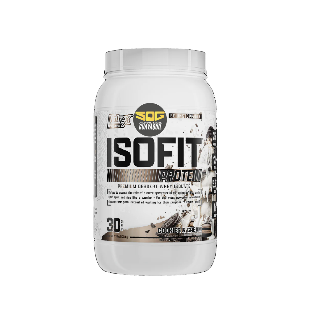 ISOFIT Delicious Gourmet Taste 100% Whey Protein Isolate 