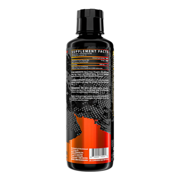 L Carnitina Liquida 3000 – 30 Servicios (Nutrex)