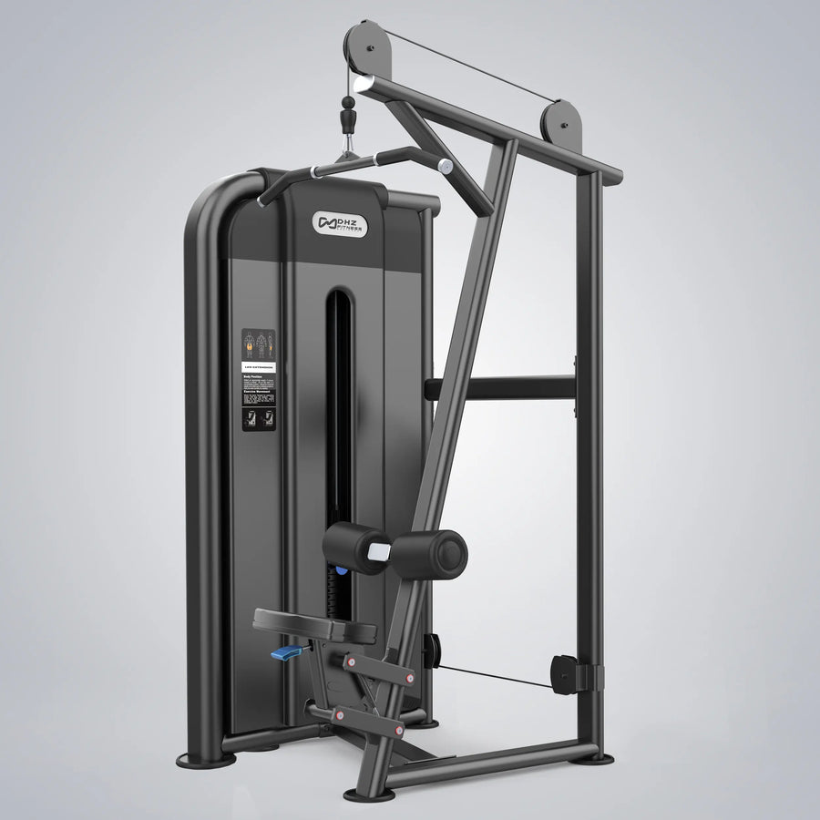 Máquina Lat Pulldown ALIEN en Bolivia - vista frontal - Chelo Sports