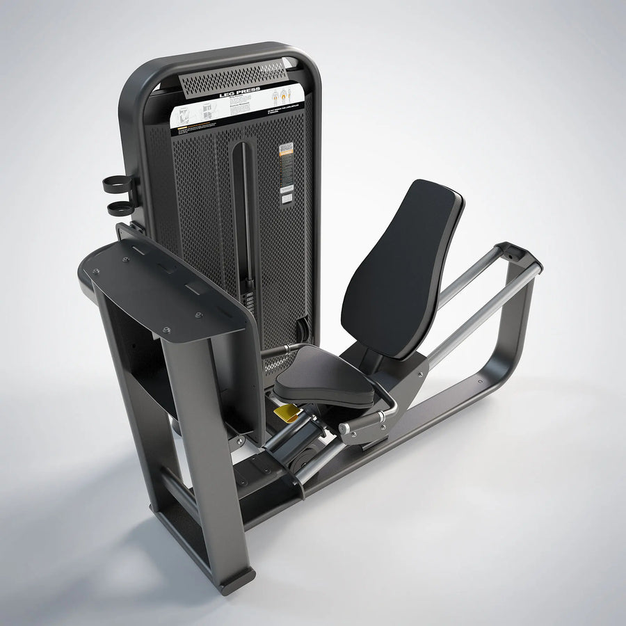 Leg Press Fusion Pro en Bolivia - detalle de respaldo y prensa - Chelo Sports