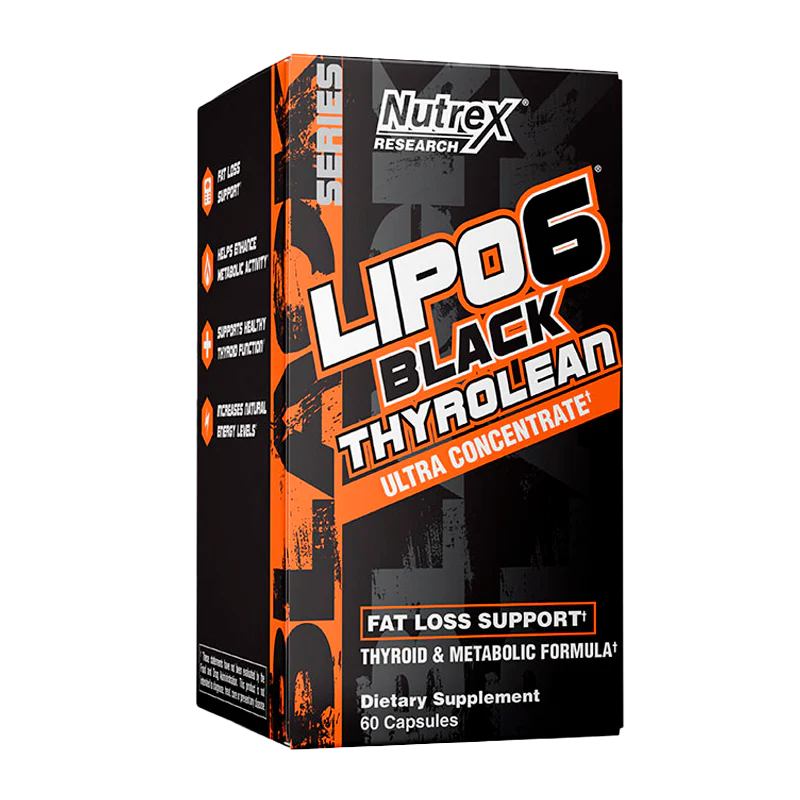 LIPO 6 BLACK THYROLEAN 60 CAPS (60 SRVS) 