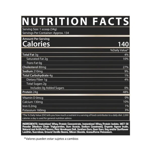 100% WHEY Premium Whey Concentrate &amp; Isolate