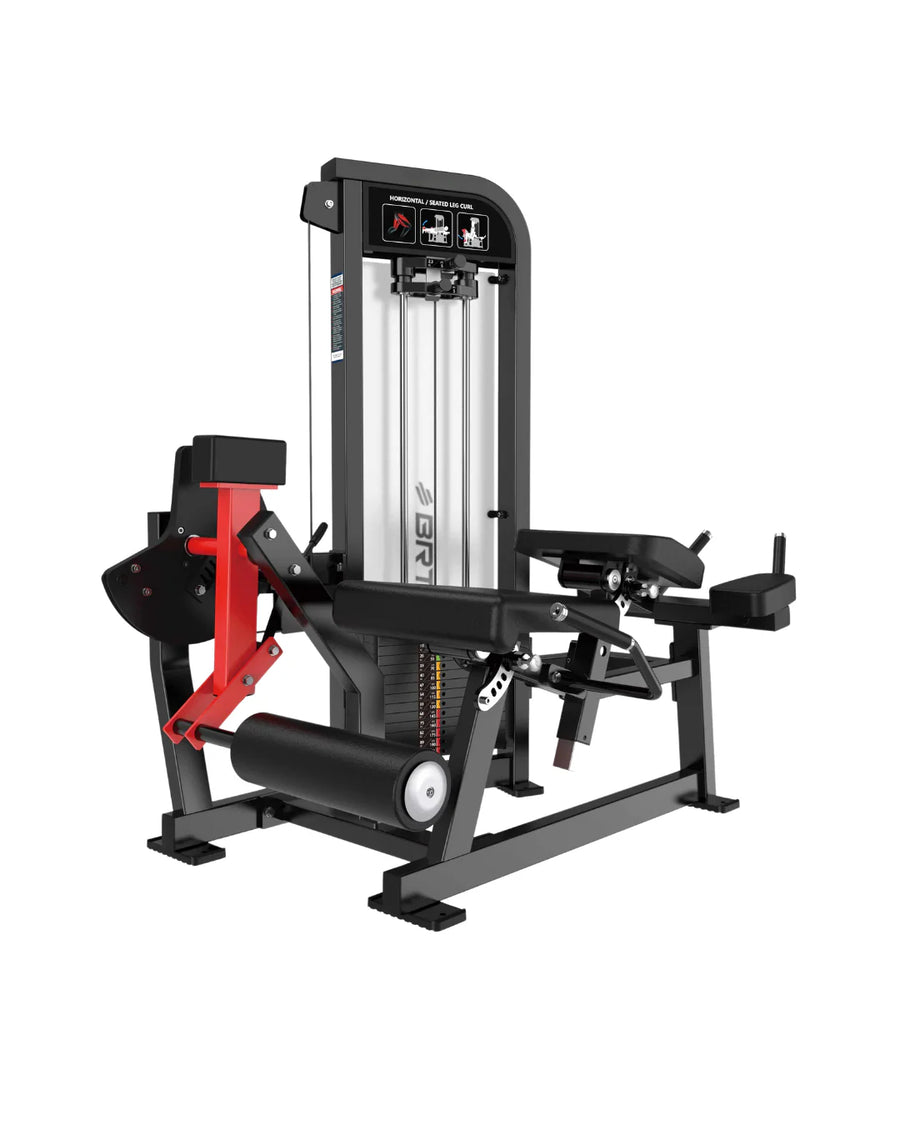 Máquina Prone Leg Curl Dual HS en Bolivia - vista frontal - Chelo Sports