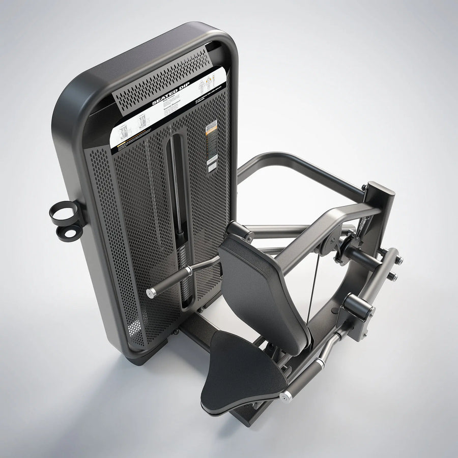 Seated Dip Fusion Pro en Bolivia - vista frontal para tríceps - Chelo Sports