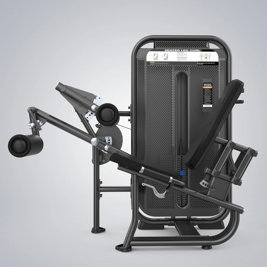Seated Leg Curl Fusion Pro en Bolivia - vista lateral del femoral sentado - Chelo Sports