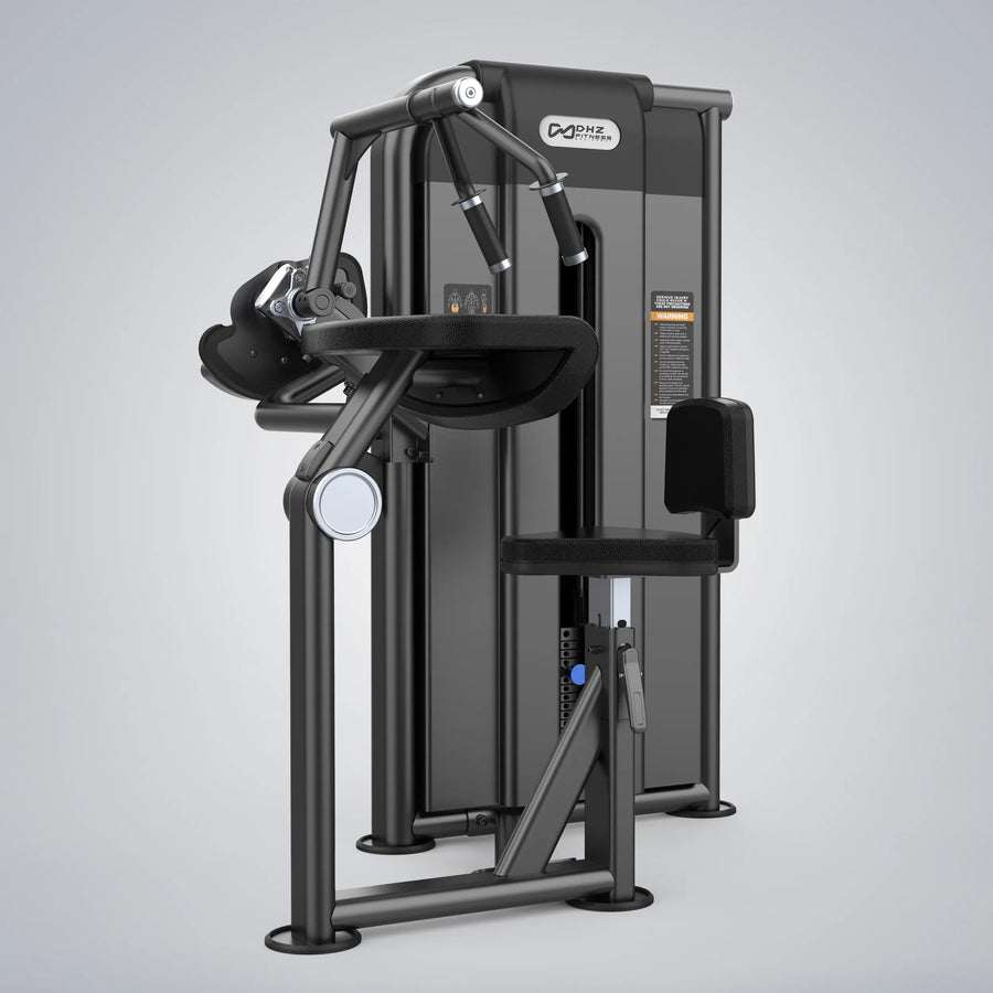 Máquina Seated Tricep Flat ALIEN en Bolivia - vista frontal - Chelo Sports