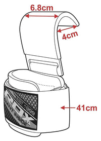 Thumbnail for RDX W5 Weight Lifting Hook Straps 